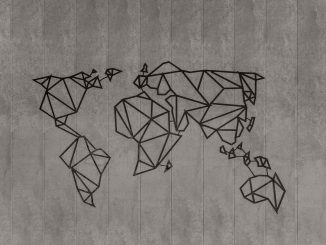 geometric map art