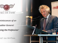 Professor Ian McPhee talks on the “Reminiscences of an Auditor General in Advancing the Profession”