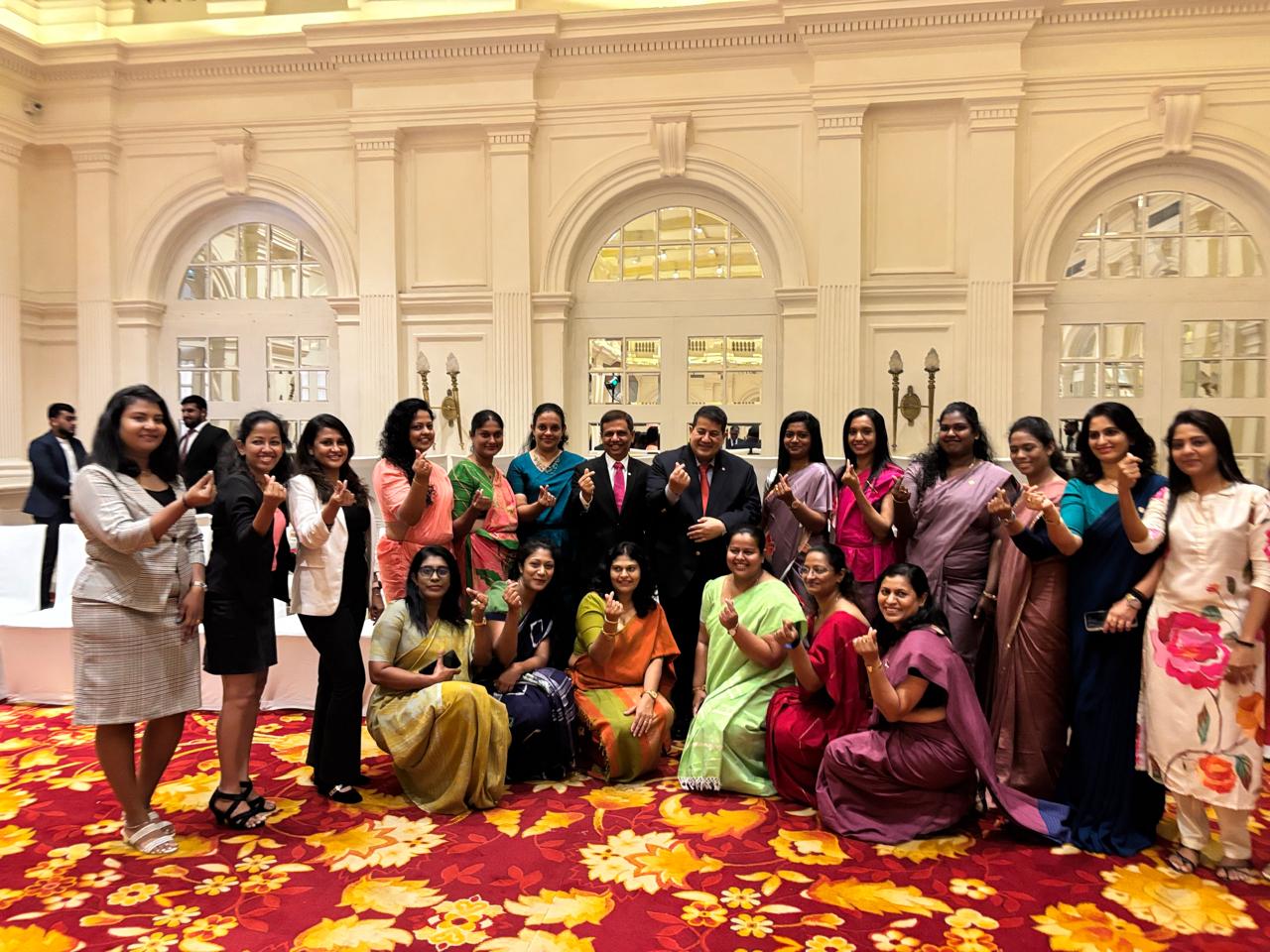 Mr. Kapila Dodamgoda, Regional Director Sri Lanka and Professor Janek Ratnatunga, CEO of ICMA(ANZ); and, with the participants of the CMA Qualifying Program held at Galle Face Hotel in September 2026.
